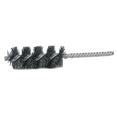 Weiler 3/4" Nylox Power Tube Brush, .040/80SC Fill, 2-1/2" Brush Length 21327